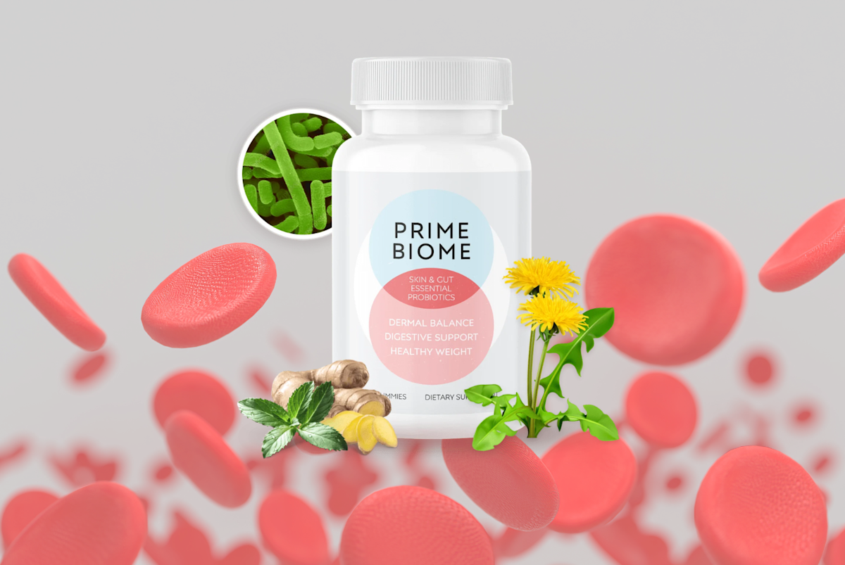 Best Natural Solution for Bloating and Dull Skin Using PrimeBiome Probiotic Gummies for Gut and Skin Health Improvement